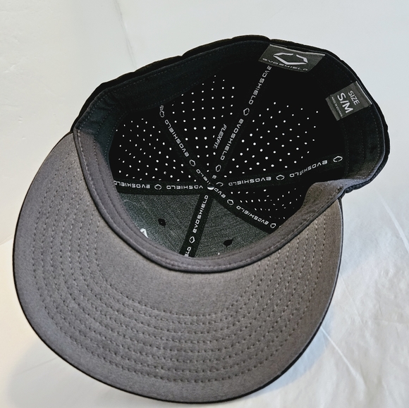 EvoShield Flexfit Men Sz S/M Black Trucker Baseball Cap/Hat - Picture 10 of 12